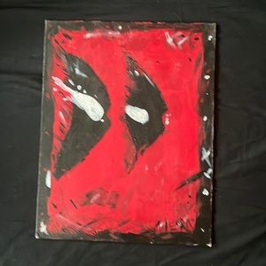 Abstract Deadpool art